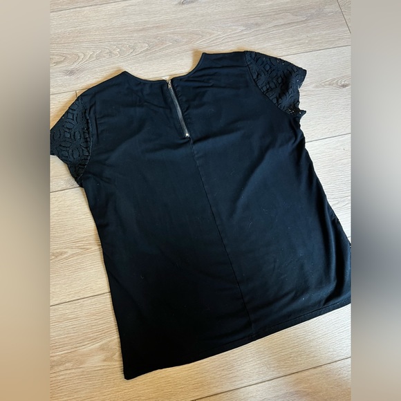 Market & Spruce Hans Crochet Mixed Media Top (L) - Picture 5 of 5